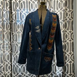 Vintage Denim Blazer